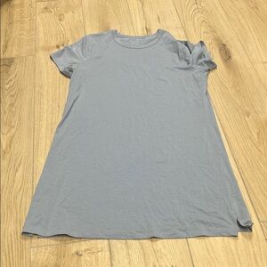 Lululemon Athletica Light Gray blue Short Sleeve Tee